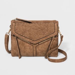 Brown suede bag from Maurice’s